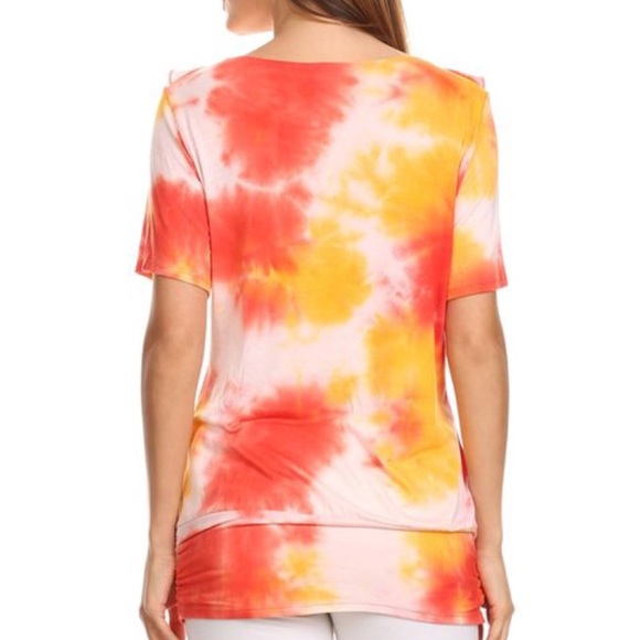 Tie-dye top Size Medium - Picture 4 of 7